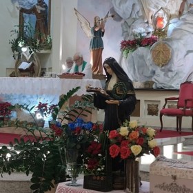 Missa com novena em honra a Santa Rita de Cássia é celebrada no Kobrasol Missa com novena em honra a Santa Rita de Cássia é celebrada no Kobrasol