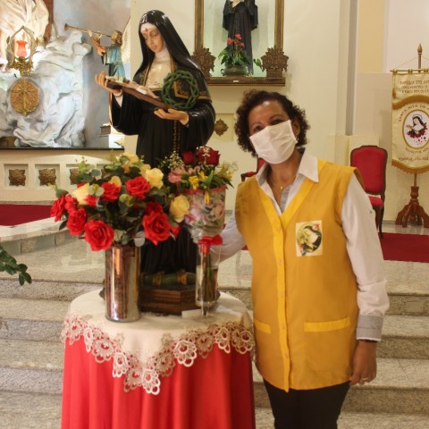 Paróquia acolhe nova Serva de Santa Rita Paróquia acolhe nova Serva de Santa Rita