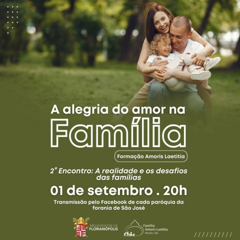 Segundo encontro da formação Amoris Laetitia acontece nesta quarta Segundo encontro da formação Amoris Laetitia acontece nesta quarta