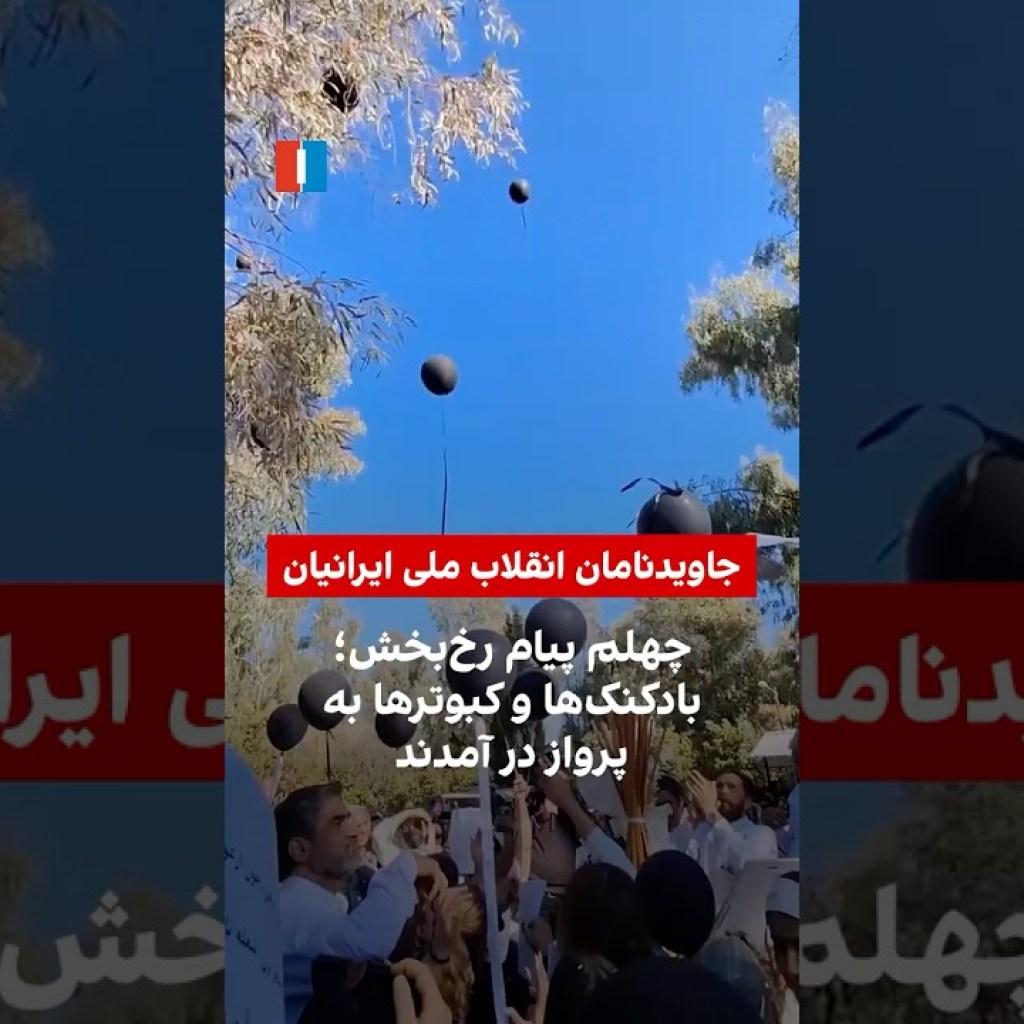 چهلم پیام رخبخش؛ بادکنکها و کبوترها به پرواز در آمدند چهلم پیام رخبخش؛ بادکنکها و کبوترها به پرواز در آمدند