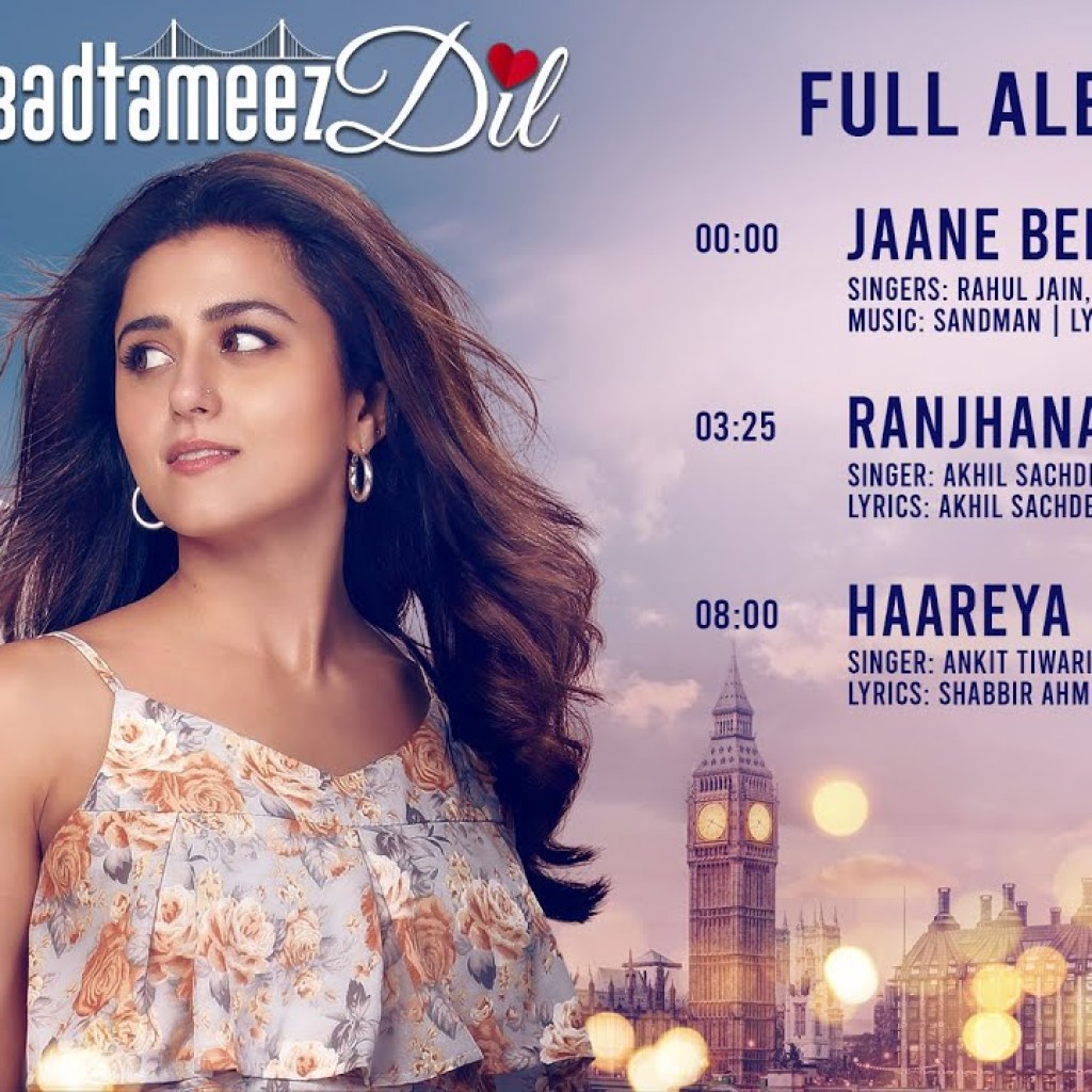 Badtameez Dil – Full Album | Barun Sobti & Ridhi Dogra | Akhil Sachdeva, Ankit Tiwari, Sandman Badtameez Dil – Full Album | Barun Sobti & Ridhi Dogra | Akhil Sachdeva, Ankit Tiwari, Sandman