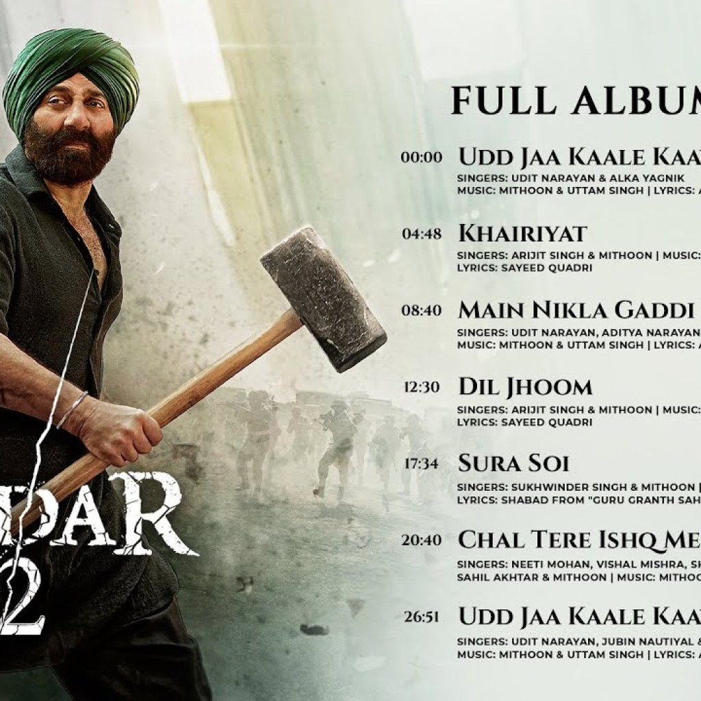 Gadar 2 – Full Album | Sunny Deol, Ameesha Patel, Utkarsh Sharma | Mithoon & Uttam Singh Gadar 2 – Full Album | Sunny Deol, Ameesha Patel, Utkarsh Sharma | Mithoon & Uttam Singh