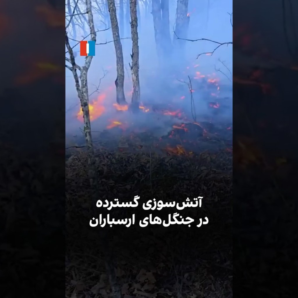 آتشسوزی گسترده در جنگلهای ارسباران آتشسوزی گسترده در جنگلهای ارسباران