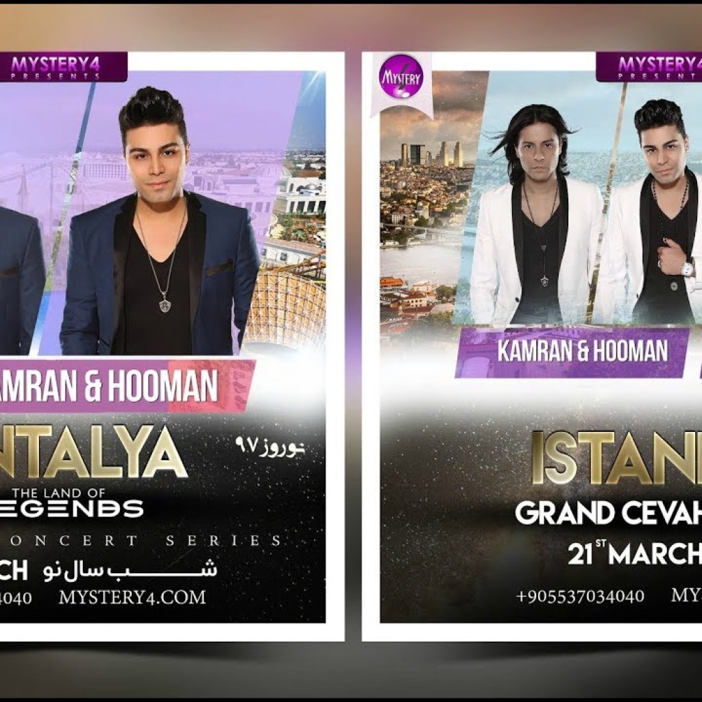 Mystery4 Norouz Concert Series in Antalya & Istanbul March 20 & 21 (29 Esfand va 1 Farvardin 1397) Mystery4 Norouz Concert Series in Antalya & Istanbul March 20 & 21 (29 Esfand va 1 Farvardin 1397)