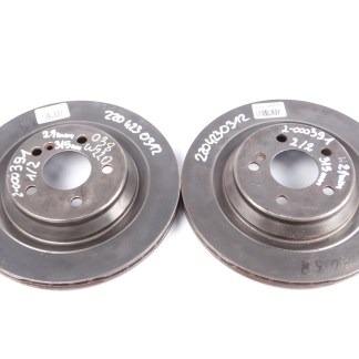 W220 5.0 5.5 5.8 TARCZE HAMULCOWE TYŁ 2204230312 W220 5.0 5.5 5.8 TARCZE HAMULCOWE TYŁ 2204230312