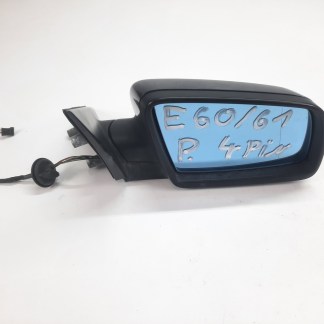 LUSTERKO PRAWE BMW 5 E60 E61 4 PIN UK A68/7 PLATINGRAU LUSTERKA LUSTERKO PRAWE BMW 5 E60 E61 4 PIN UK A68/7 PLATINGRAU LUSTERKA
