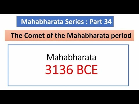 The comet of the Mahabharata identified (Part 34 of the Mahabharata series) The comet of the Mahabharata identified (Part 34 of the Mahabharata series)