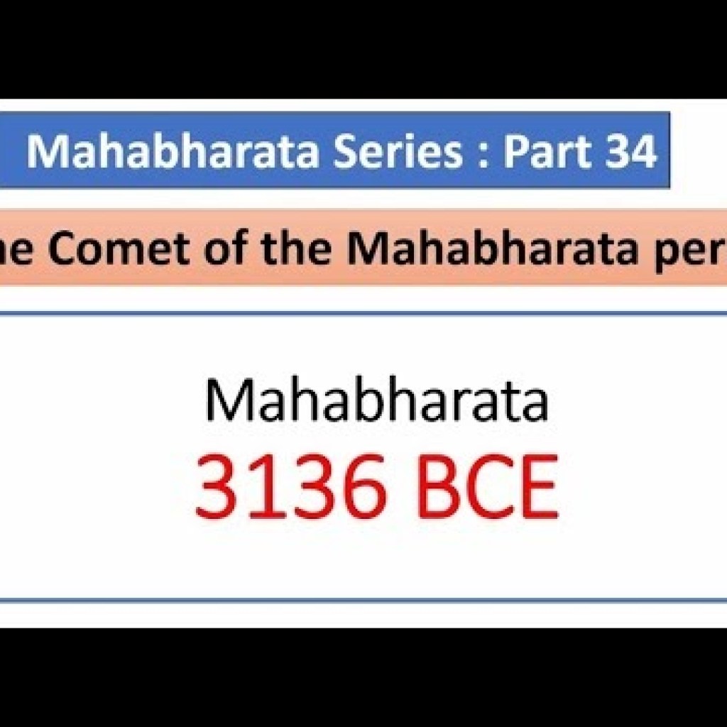The comet of the Mahabharata identified (Part 34 of the Mahabharata series) The comet of the Mahabharata identified (Part 34 of the Mahabharata series)