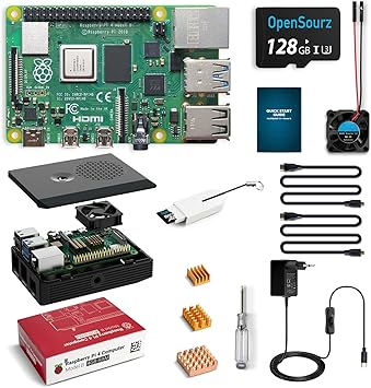 Raspberry Pi 4 Modèle B 8Go RAM avec 128Go Carte SD - Kit Ultime pour Projets Avancés Raspberry Pi 4 Modèle B 8Go RAM avec 128Go Carte SD - Kit Ultime pour Projets Avancés