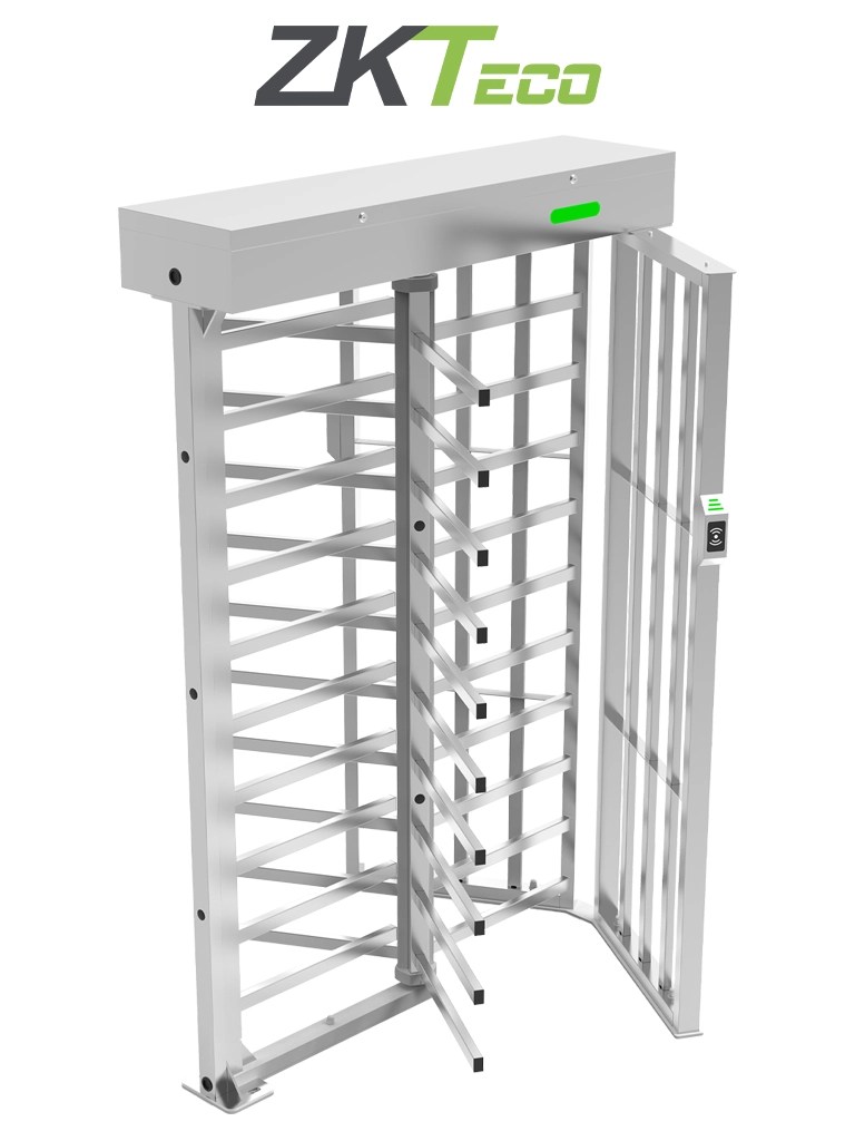 ZKTECO FHT3300 – Torniquete modular de Altura Completa, Acero Inoxidab