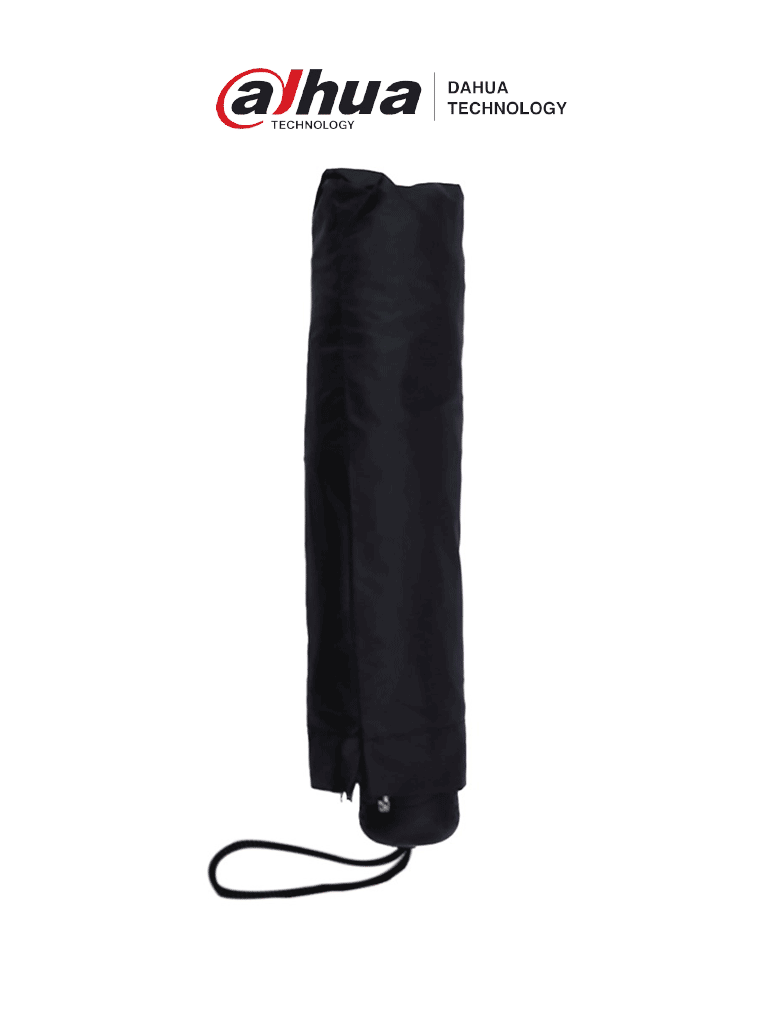 DAHUA MATPRO2416 – Sombrilla Negra con Logotipo Dahua Promocional. DHT