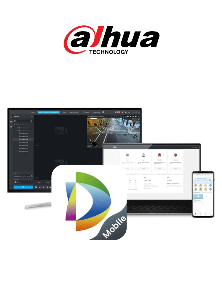 DAHUA DHI-MobileCenter-FR-Channel – Licencia de 1 Canal de Reconocimie