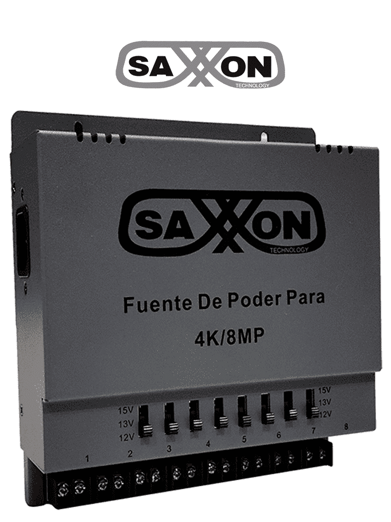 SAXXON ENERGIA PSU1208A-4K – Fuente de poder Regulable Metálica Conexi