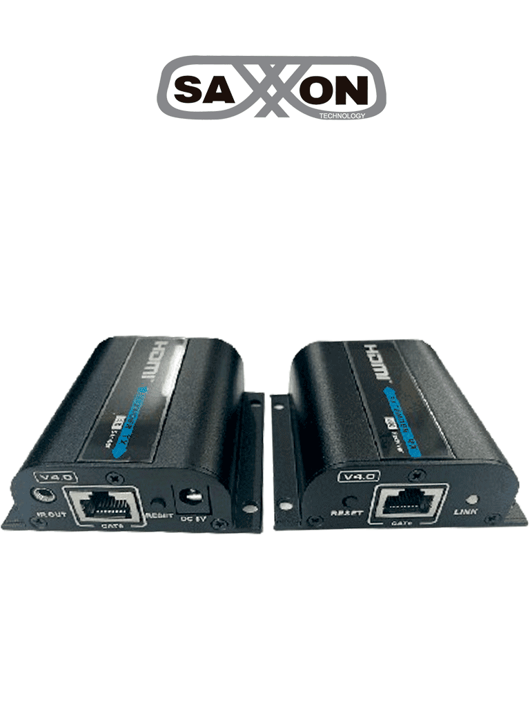 SAXXON LKV372PRO-4.0 – Kit extensor de video HDMI Resolucion 4K CAT 6 SAXXON LKV372PRO-4.0 – Kit extensor de video HDMI Resolucion 4K CAT 6
