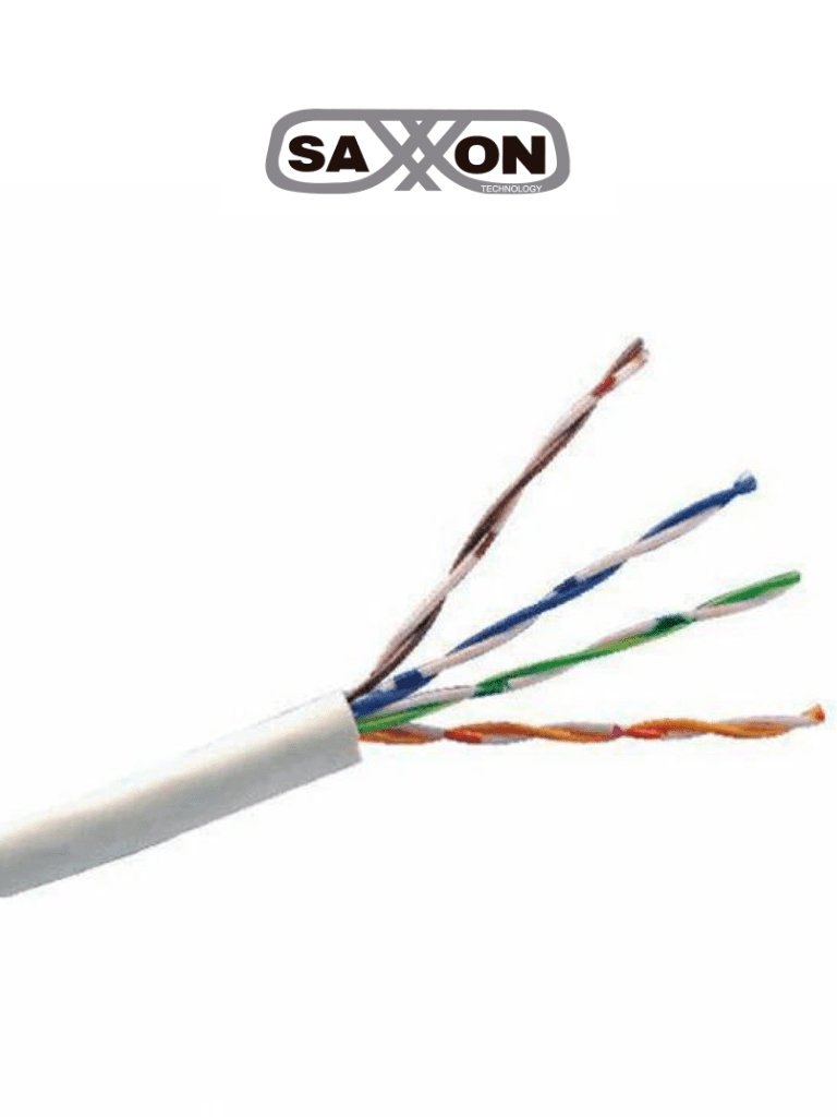 SAXXON OUTP5ECOP305BC – Bobina de Cable UTP Cat5e 100 Cobre 305 Metros