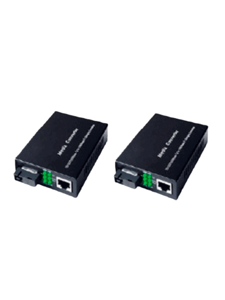 TCE – GMC11CS+GMC112CS – Par de convertidores de medios VDM Monomodo,