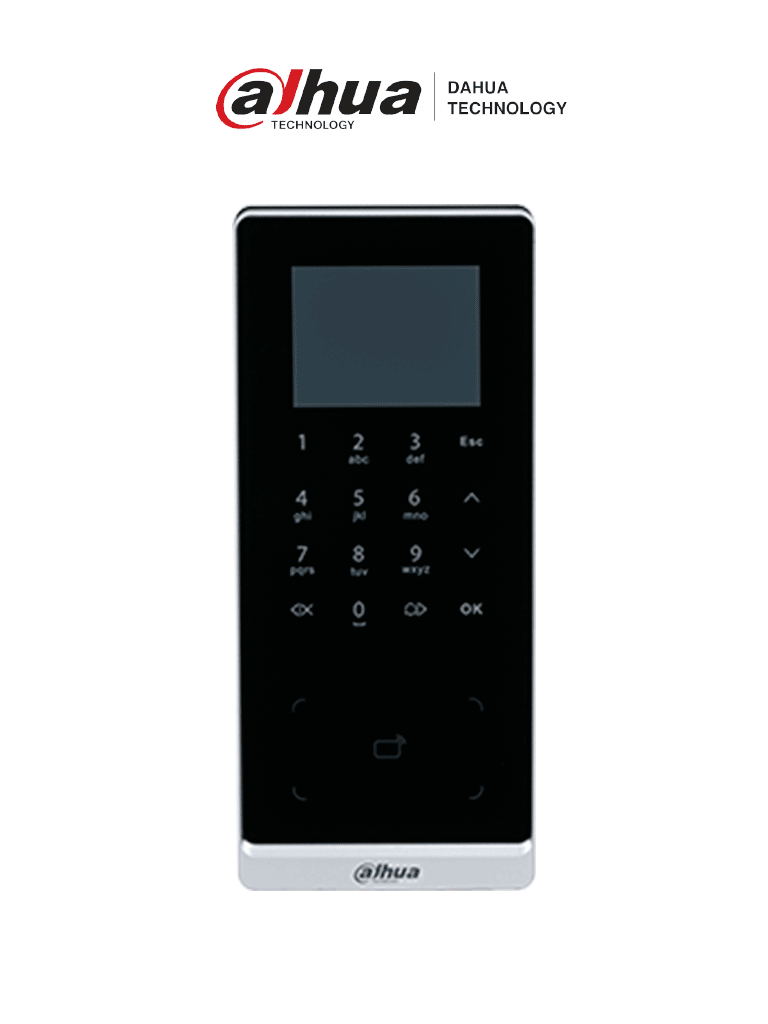 DAHUA ASI2201H-DW – Control de Acceso de Tarjeta Teclado Pantalla de 2