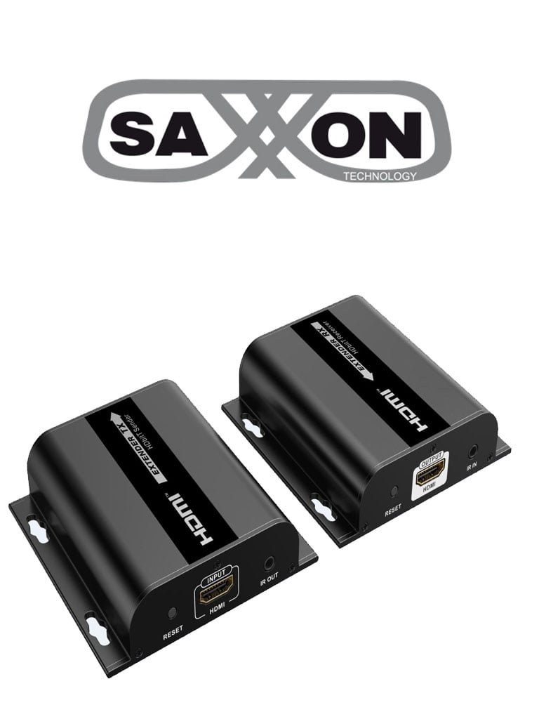SAXXON LKV38340- Kit extensor HDMI sobre IP Resolucion 1080p Cat 5e 6 SAXXON LKV38340- Kit extensor HDMI sobre IP Resolucion 1080p Cat 5e 6