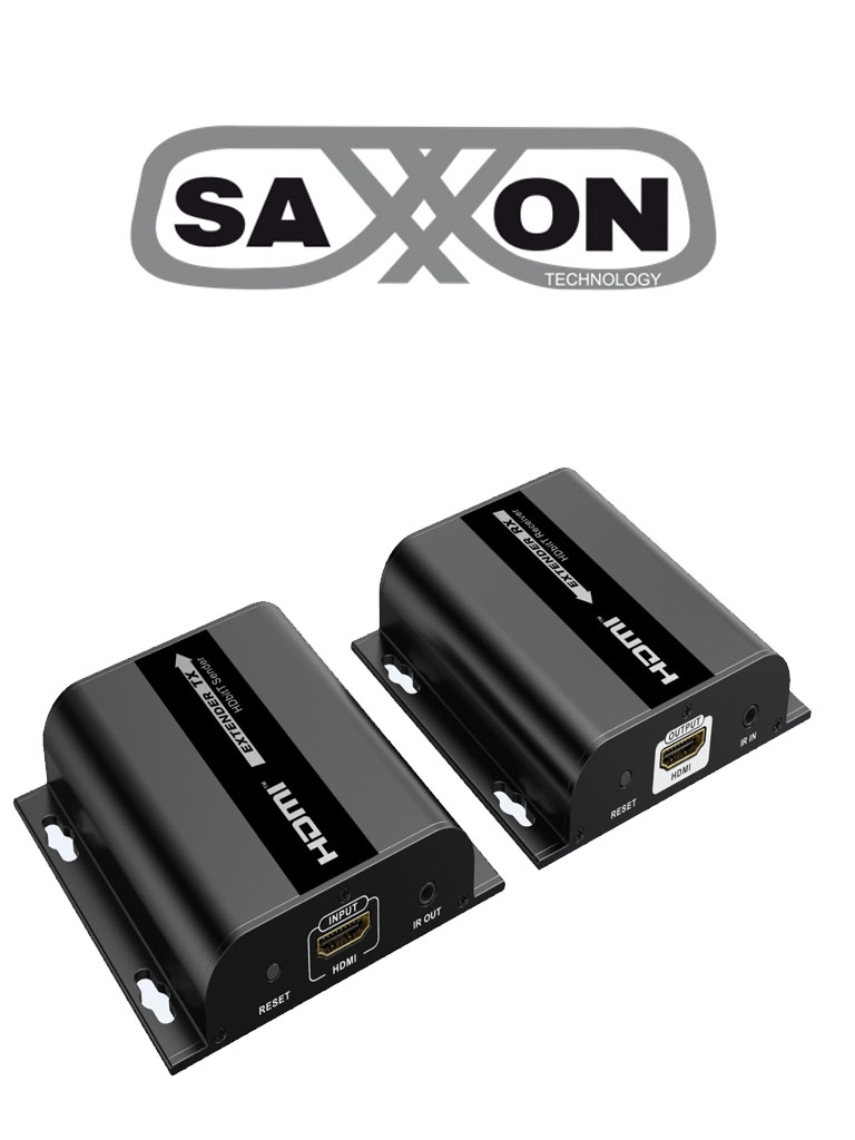SAXXON LKV38340- Kit extensor HDMI sobre IP Resolucion 1080p Cat 5e 6
