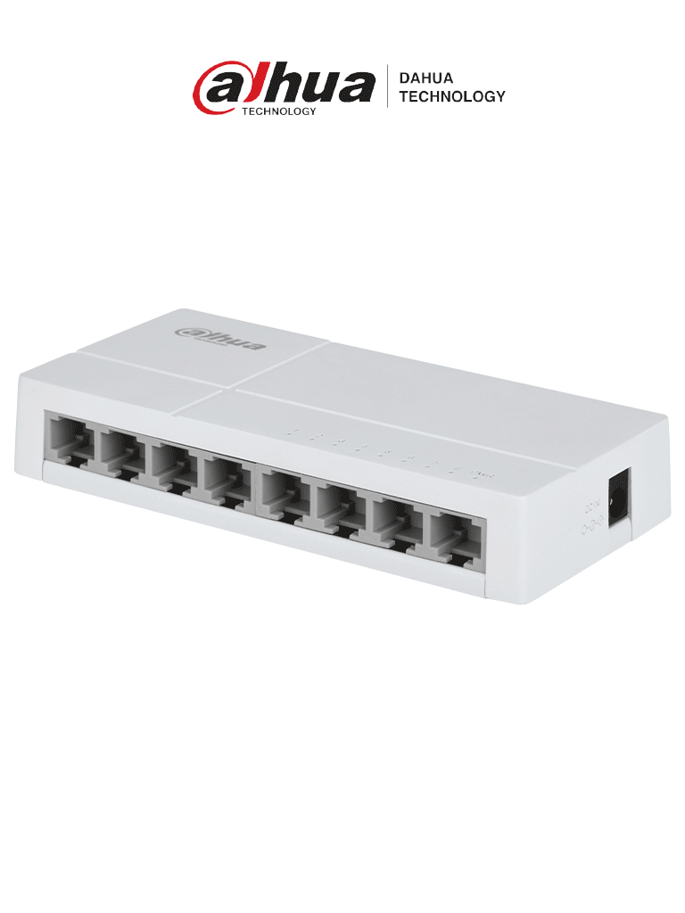 DAHUA DH-SF1008L – Switch de Escritorio con 8 puertos Fast Ethernet (1