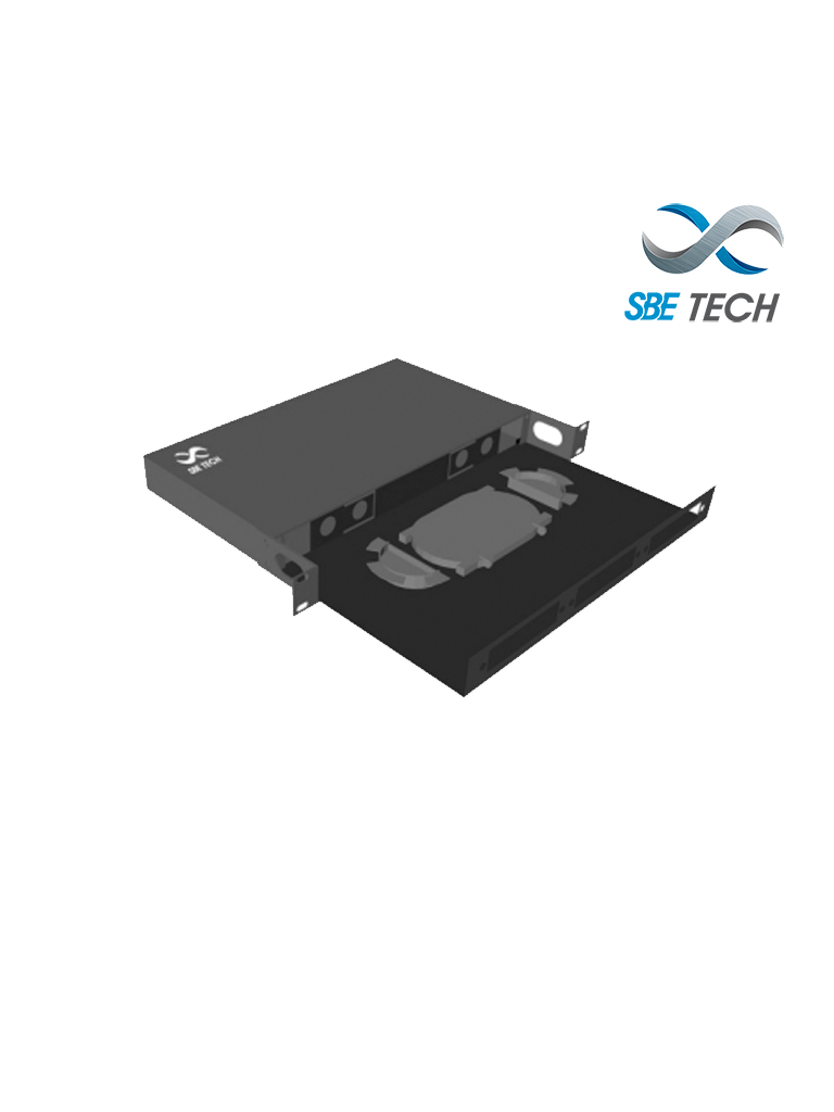 SBE TECH SBE-DFO18D – Distribuidor de fibra óptica con charola desliza
