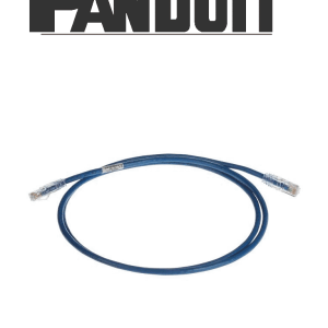 PANDUIT UTPSP7BUY Patch cord de 100 cobre UTP Cat 6 24 AWG 7 pies (2.1 PANDUIT UTPSP7BUY Patch cord de 100 cobre UTP Cat 6 24 AWG 7 pies (2.1