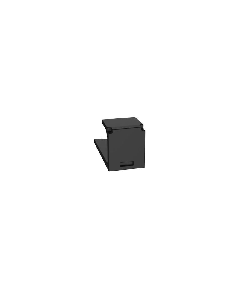 PANDUIT CMBBL-X Módulo vacío Mini-Com™ Inserto ciego 1 puerto Negro Pa