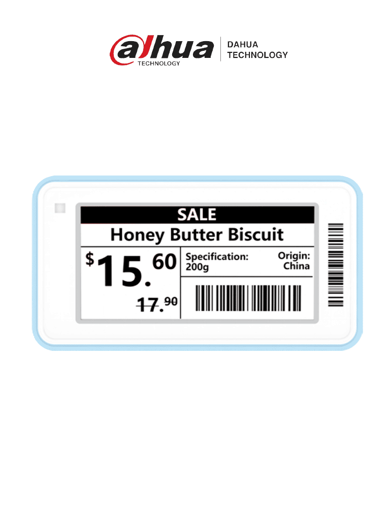 DAHUA DHI-ESL-E021C-NF – Etiqueta electrónica ofrece comunicación Blue DAHUA DHI-ESL-E021C-NF – Etiqueta electrónica ofrece comunicación Blue