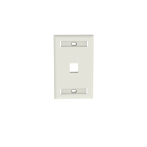 PANDUIT NK1FWHY – Faceplate de pared 1 puerto Color Blanco La placa fr PANDUIT NK1FWHY – Faceplate de pared 1 puerto Color Blanco La placa fr