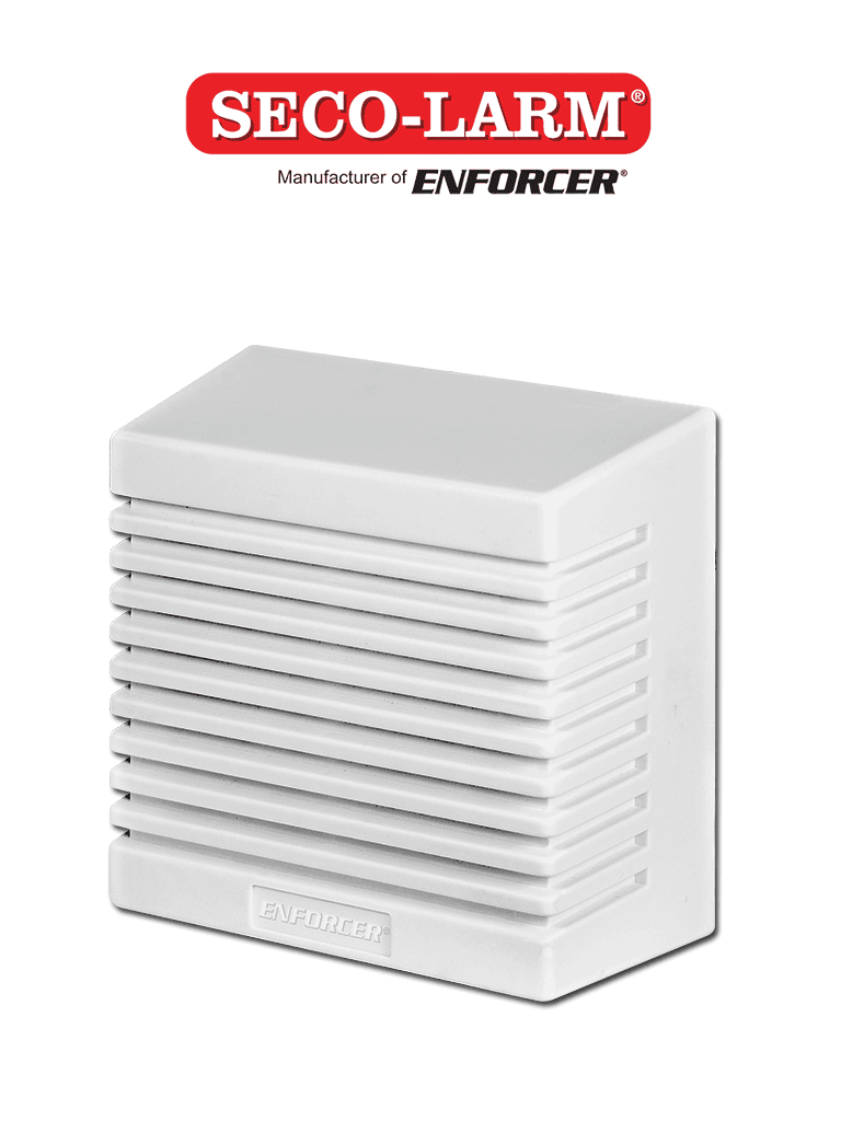 SecoLarm SH-525SQ- Sirena Cableada para Interior de dos tonos para mon SecoLarm SH-525SQ- Sirena Cableada para Interior de dos tonos para mon