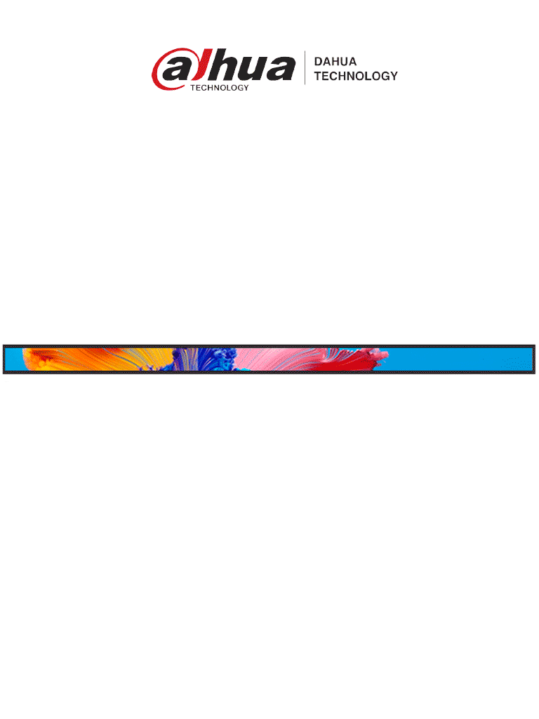 DAHUA DHI-ESL-L471-02 – Barra display LCD para anaqueles 47.1″. DHT052