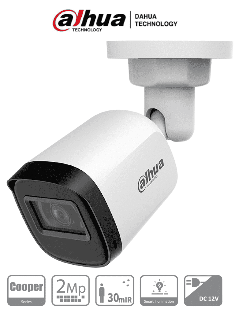 DAHUA HAC-B2A21N-U-0360B – Cámara Bullet de 2 Megapixeles 1080p Lente