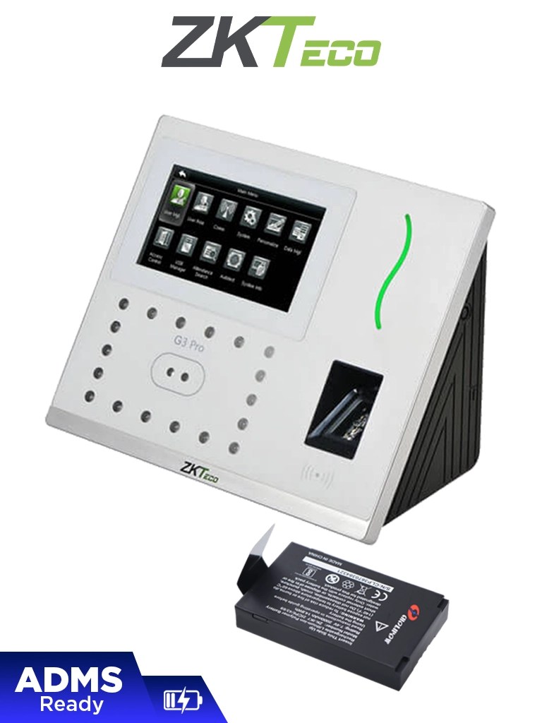 ZKTECO G3PROIK7PAK – Control de Asistencia y Acceso Básico con Autenti