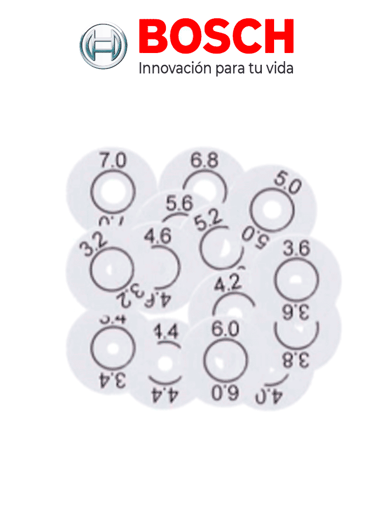 BOSCH F_TITANUSAF4.0 – Láminas de Reducción de Aspiración 4.0mm. RBM14
