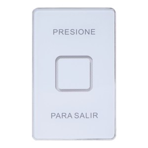 YLI TSK830NCLED – Botón de Salida Táctil, Luz LED, Cristal Templado, A YLI TSK830NCLED – Botón de Salida Táctil, Luz LED, Cristal Templado, A