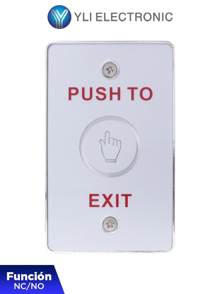 YLI TSK830A – Botón de Salida Táctil, Luz LED, Carcasa Plástica, Acaba YLI TSK830A – Botón de Salida Táctil, Luz LED, Carcasa Plástica, Acaba