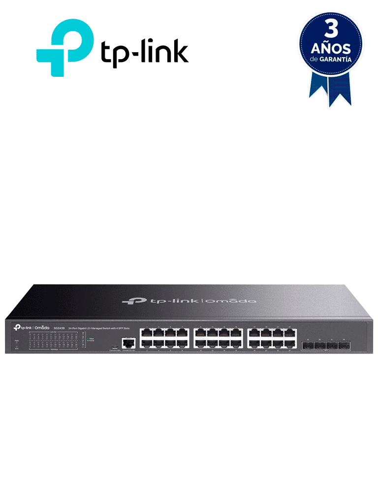 TP-LINK TL-SG3428 – Switch Omada SDN administrable con 24 puertos Giga