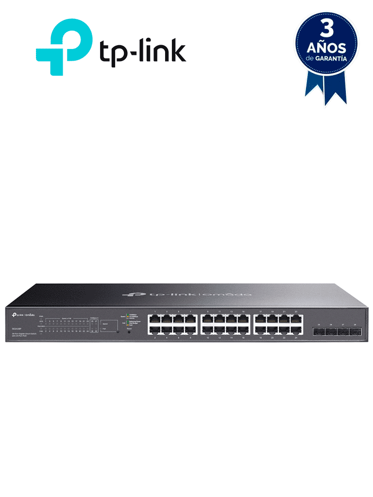 TP-LINK TL-SG2428P – Switch JetStream PoE administrable con 24 puertos