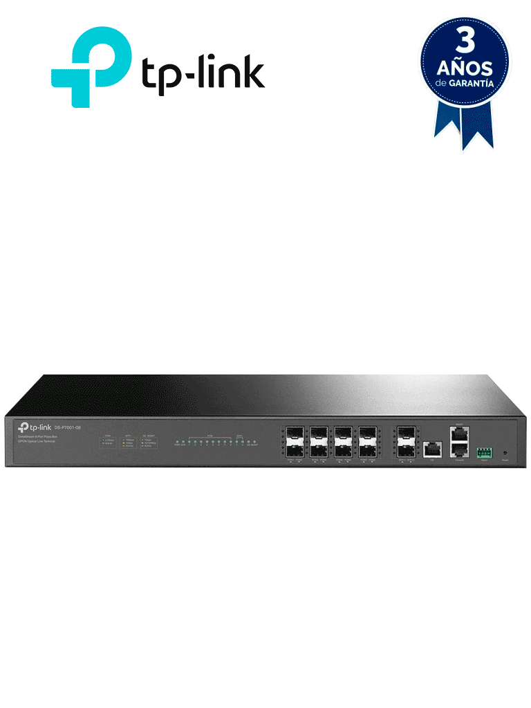 TP-LINK DS-P7001-08 – DeltaStream – OLT de 8 puertos GPON con capacida