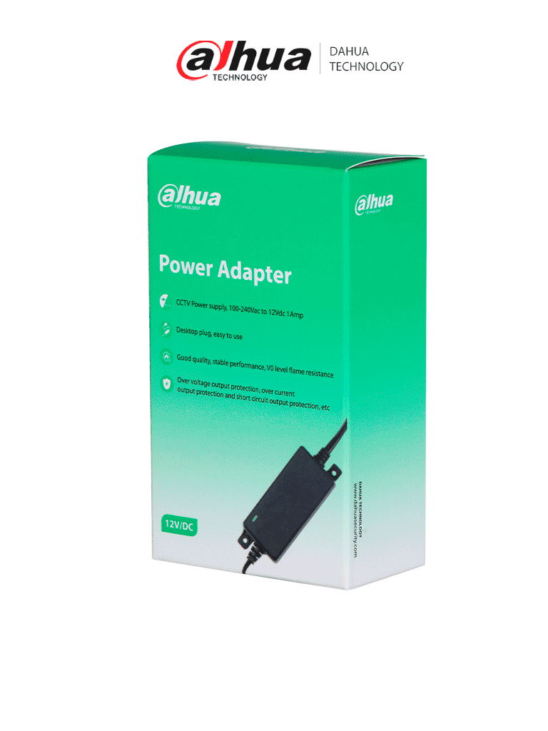 DAHUA DH-PFM325D-1210US – Fuente de Poder Regulada de 12 Vcc 1 Amper.
