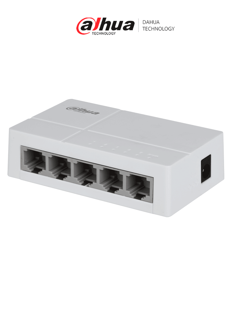 DAHUA DH-SF1005L – Switch para Escritorio 5 Puertos Fast Ethernet con