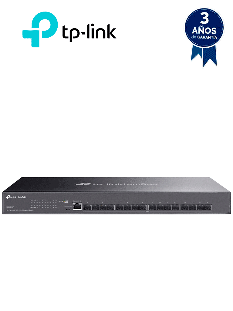 TP-LINK – TL-SX3016F Switch Administrable JetStream 16 puertos 10GE SF