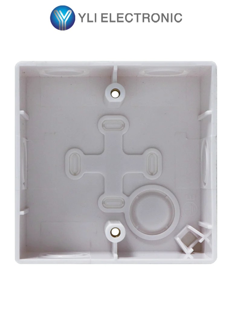 YLI MBB800BP – Caja de Montaje para Botón, Plástica, Forma Cuadrada. 7
