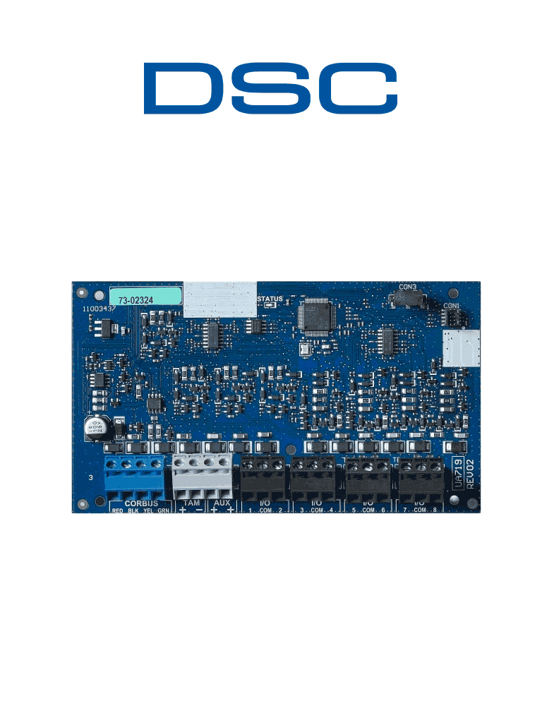 DSC-HSM3408- Módulo Expansor de 8 Zonas Cableadas compatible con Power