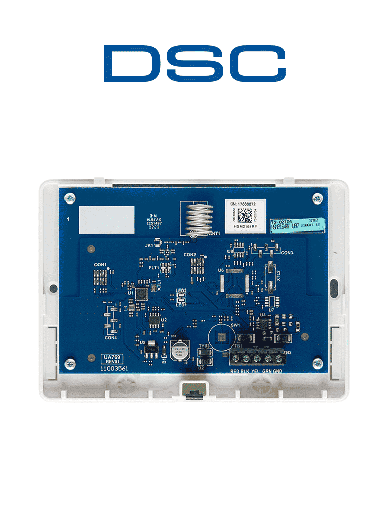 DSC HSM2164 – Módulo Receptor Power Series NEO para recepción de dispo
