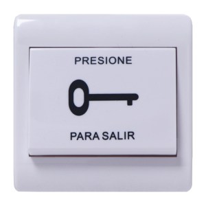 YLI PBK812 – Botón de Salida Mecánico, Carcasa Plástica, Función NO. 7 YLI PBK812 – Botón de Salida Mecánico, Carcasa Plástica, Función NO. 7