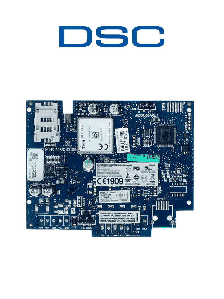 DSC 3G2080ELAT – Neo Comunicador de Alarma Celular 3G2080 Con aplicaci