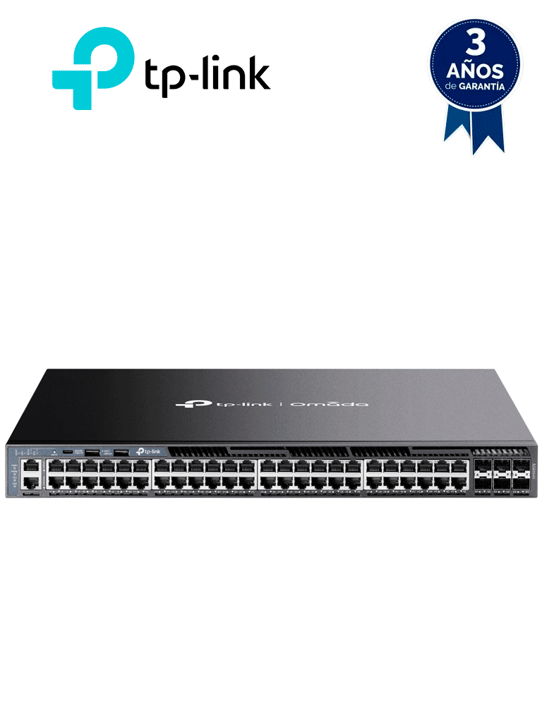 TP-LINK SG6654X- Switch Omada L3 Stackable de 48 puertos RJ45 Gigabit