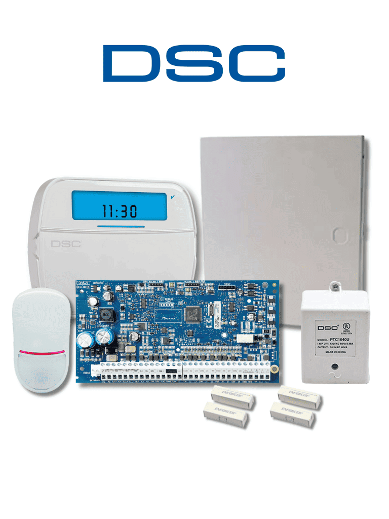 DSC NEO-ICON-SB – Paquete SERIE NEO con panel HS2032 de 8 zonas cablea