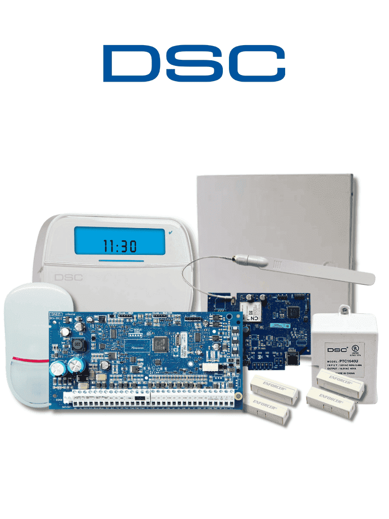 DSC NEO-ICON-IPLTE-SB – Paquete SERIE NEO con panel HS2032 de 8 zonas